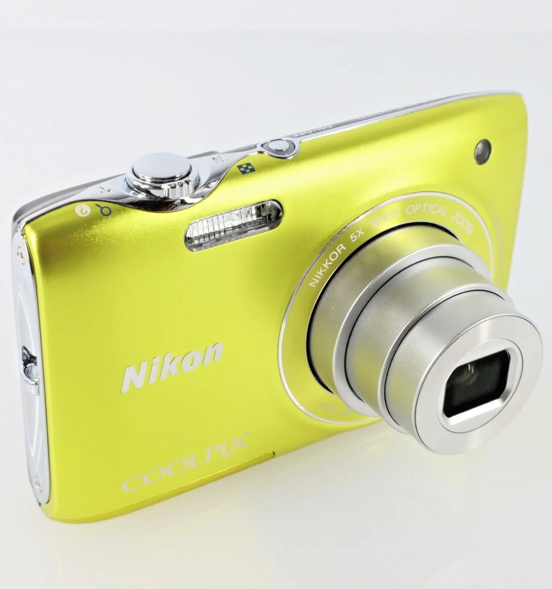 Nikon Digital Camera Citrus Yellow CoolPix S3100 5.0x