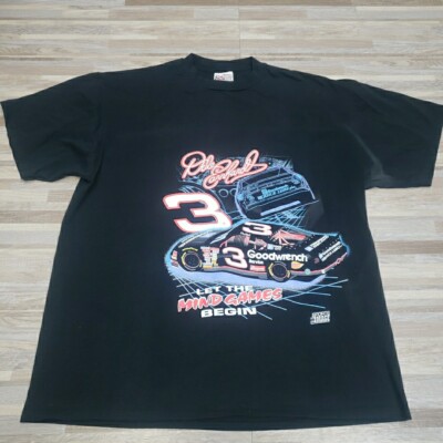Vintage 90s Dale Earnhardt Virtual Intimidator Mind Games NASCAR Shirt 2XL XXL