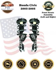 FCS Auto Parts Premium Quality OE Front Struts For Honda Civic 2003-2005