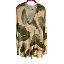 SHOW ME YOUR MUMU Queen Palms Knit Cliffside Ladies Tunic Sweater, S