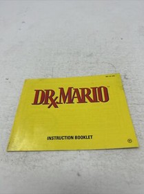 Dr. Mario Original Nintendo NES Manual Only