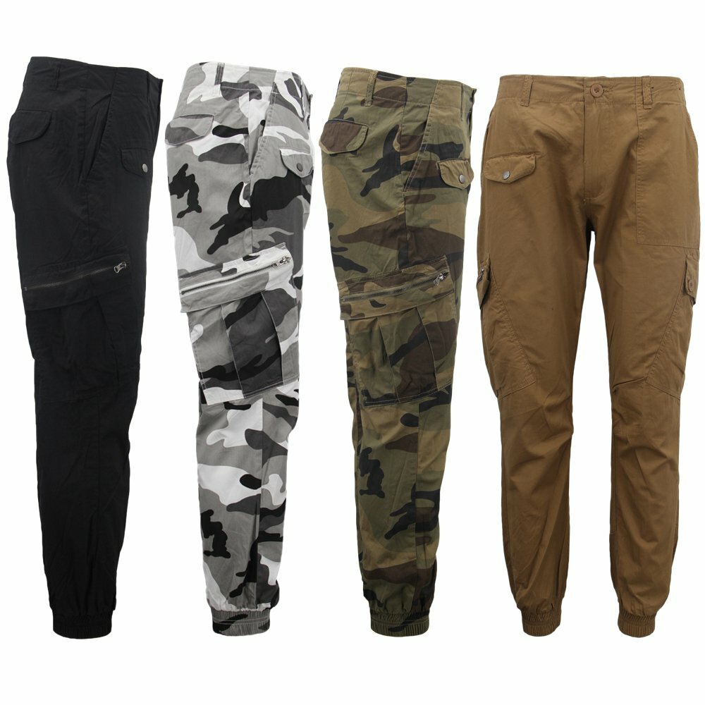 ボトムスその他 CARGO PANTS IN DRILL COTTON Men's Heavy Duty Cotton Drill 8 Pockets Tactical Work Cargo