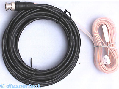 BOS DRAHT SCANNER ZIMMER ANTENNE 670cm BNC UNIDEN UBC ALBRECHT AE 69 72 92 230