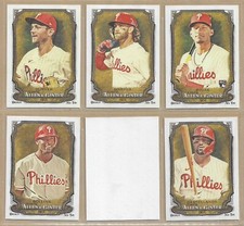 2024 Topps Allen & Ginter Silver Portrait Foil PHILLIES Base Team Set of (5)