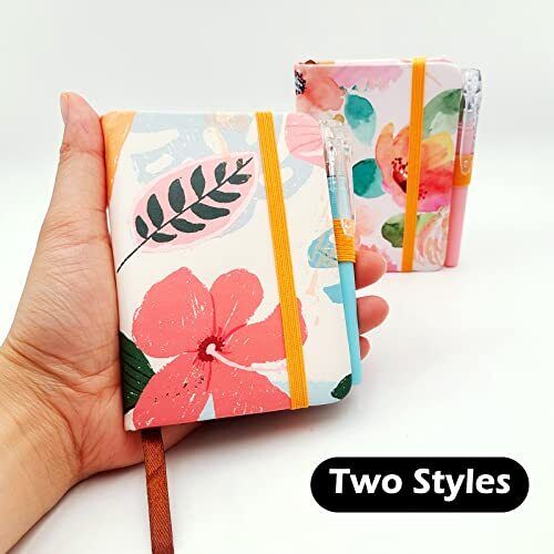 2er-Pack A7 Niedliches Hardcover-Notizbuch, Zeitplaner Notizbuch Tasche Mini Small - Bild 7 von 7