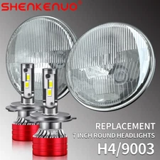 6000k 7" Inch LED Headlight Round HI/LO Sealed Beam for Chevy Pickup Truck 3100