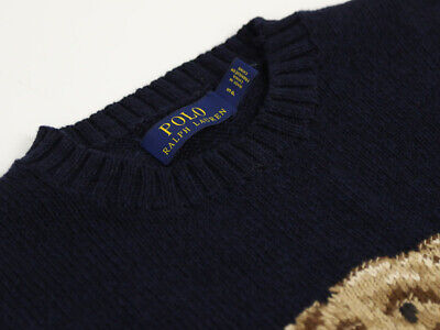 Polo Ralph Lauren Crew Preppy Bear Sweater Polo Bear - Big Polo Ralph Lauren Crew Preppy Bear Sweater Polo Bear - Big