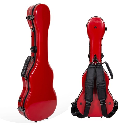 Crossrock Deluxe Protable Baritone Ukulele Hard Guitar Case with Backpack Strap - Picture 7 of 67