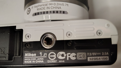 Nikon 1 J1 10.1MP Digital Camera - White (Kit w/ 10mm and VR 10