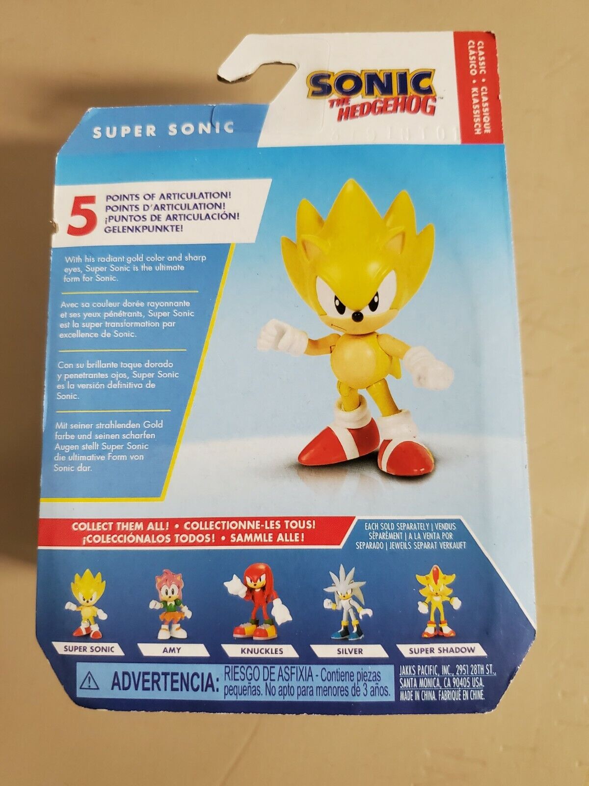 Figura Super Sonic  Ideias para presentes originais