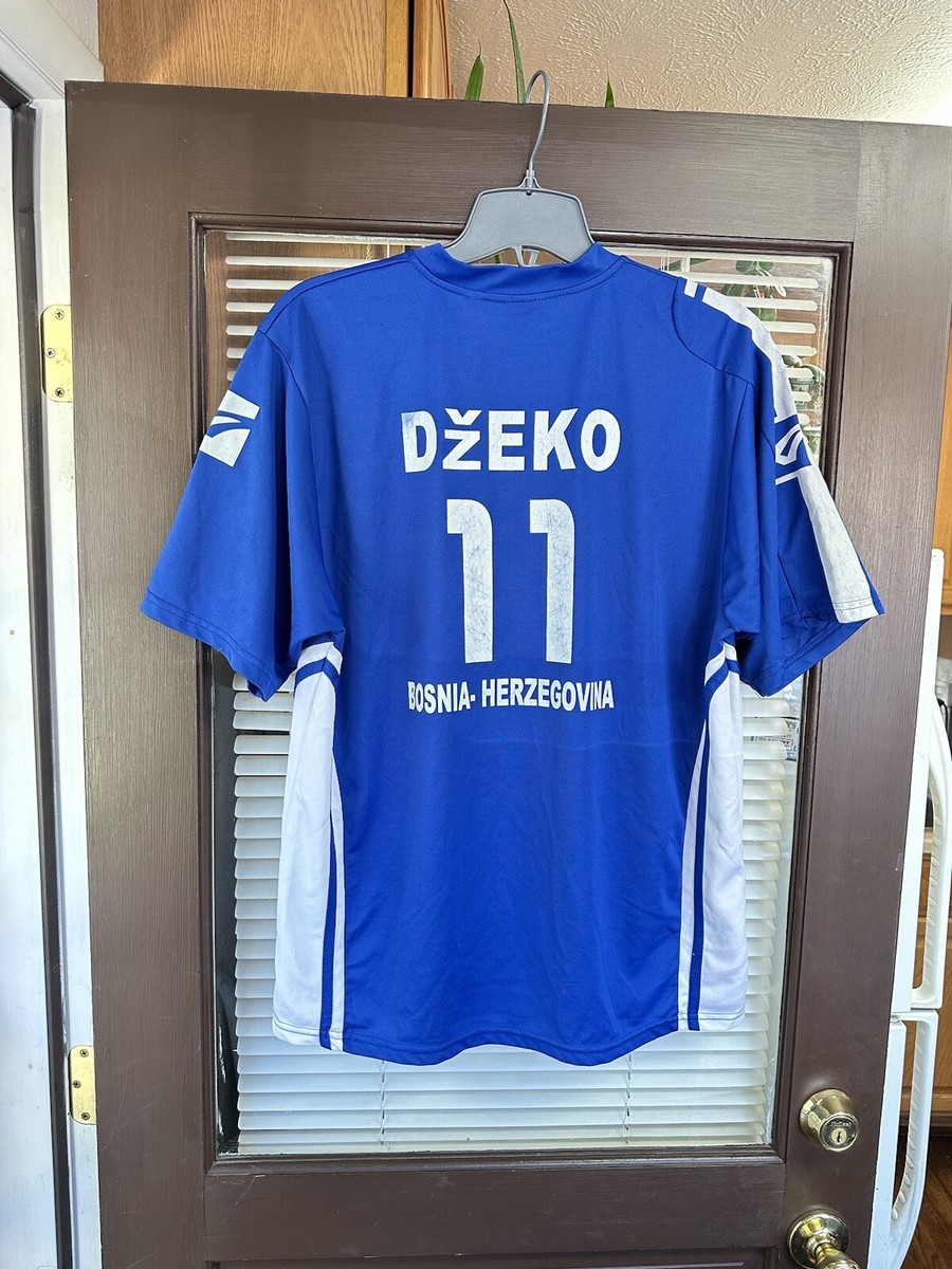 Retro Bosnia And Herzegovina Football Jersey Soccer T-Shirt Retro Bosnia And Herzegovina Football Jersey Soccer T-Shirt