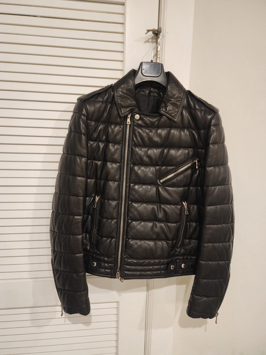 Balmain Leather Outer Shell Coats, Jackets & Vests for Men for