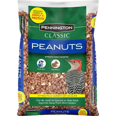 Shelled Peanuts Wildlife and Wild Bird Food, 5 Lb. Bag, 1 Pack, Dry