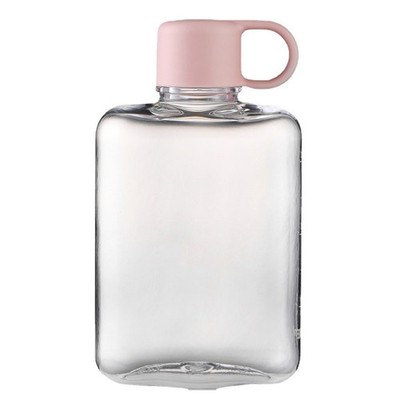 360ml flache Trinkflasche mit Aufhängering für Outdoor Aktivitäten und Fitnes