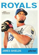 JAMES SHIELDS 2013 TOPPS HERITAGE BASEBALL #483