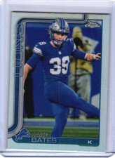 2025 Topps Chrome Jake Bates Silver Refractor #105 Lions