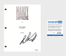 Ronald Bronstein 'Marty Supreme' Writer Signed Full Movie Script ACOA