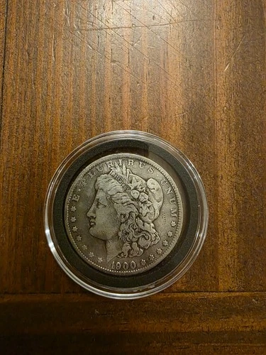 morgan silver dollar 1900 o   VG/Fine. Nice Even Toning.