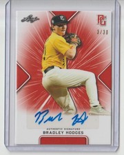 Bradley Hodges 2021 leaf perfect game auto sn/30 