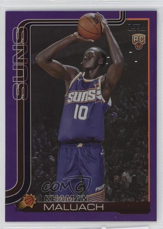 2025-26 Topps Purple Rainbow /250 Khaman Maluach #210 Rookie RC go9