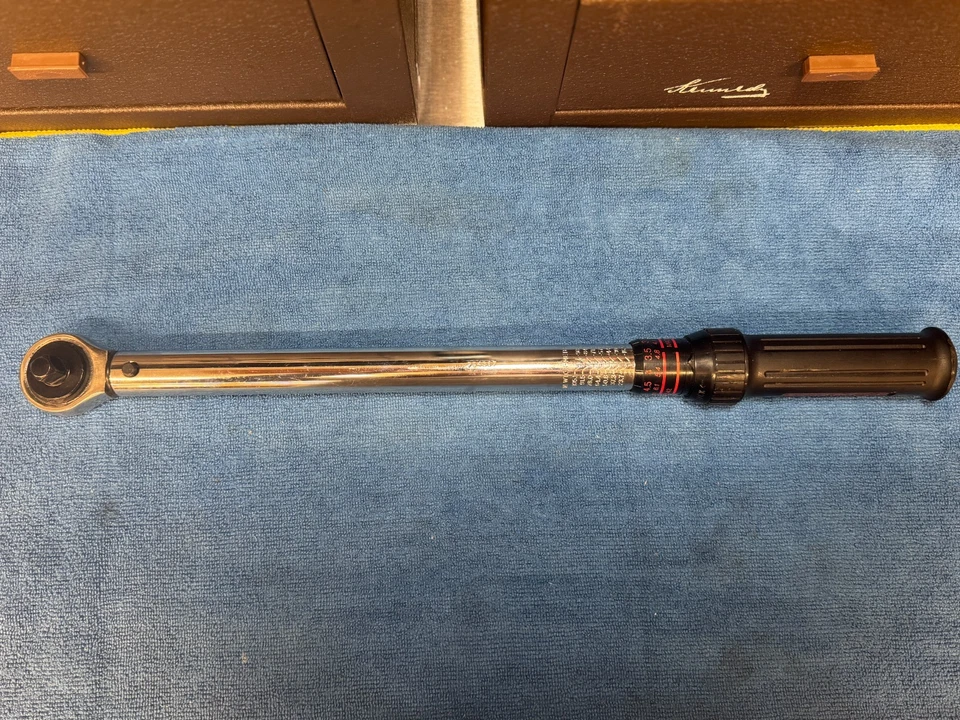 USA Craftsman Microtork Torque Wrench 3/8in 9-44542, 10-75ft-lb, Lightly Used. - Image 2 of 4