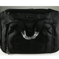 Targus Black Ballistic Nylon Laptop Briefcase Messenger Bag Office Travel Case