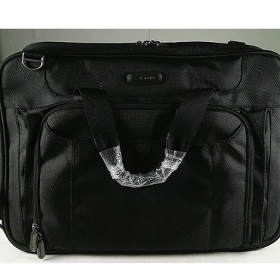 Targus Black Ballistic Nylon Laptop Briefcase Messenger Bag Office Travel Case