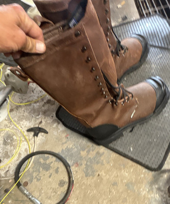 Matterhorn MT716 Brown Work Boots ASTM F2413-18 EH PR MIG Size 9 Wide