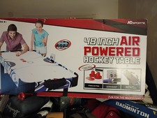 48 Inch 3-in-1 Pool Air Hockey Foosball Game Table Combo with Accessories