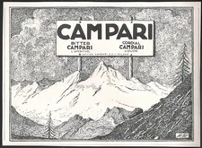 Campari Bitter Cordial 1934 Clipping Original Vintage Advertisement