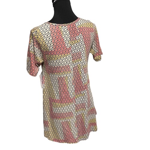 LuLaRoe Perfektes T-Shirt Small Herbst Herbst Halbarm Neu mit Etikett Oberteil Abstrakt - Bild 2 von 10