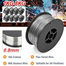 1KG-8KG 0.8mm Gasless Welding Wire MIG Flux Cored Wires Reel Spool Roll  E71T-GS