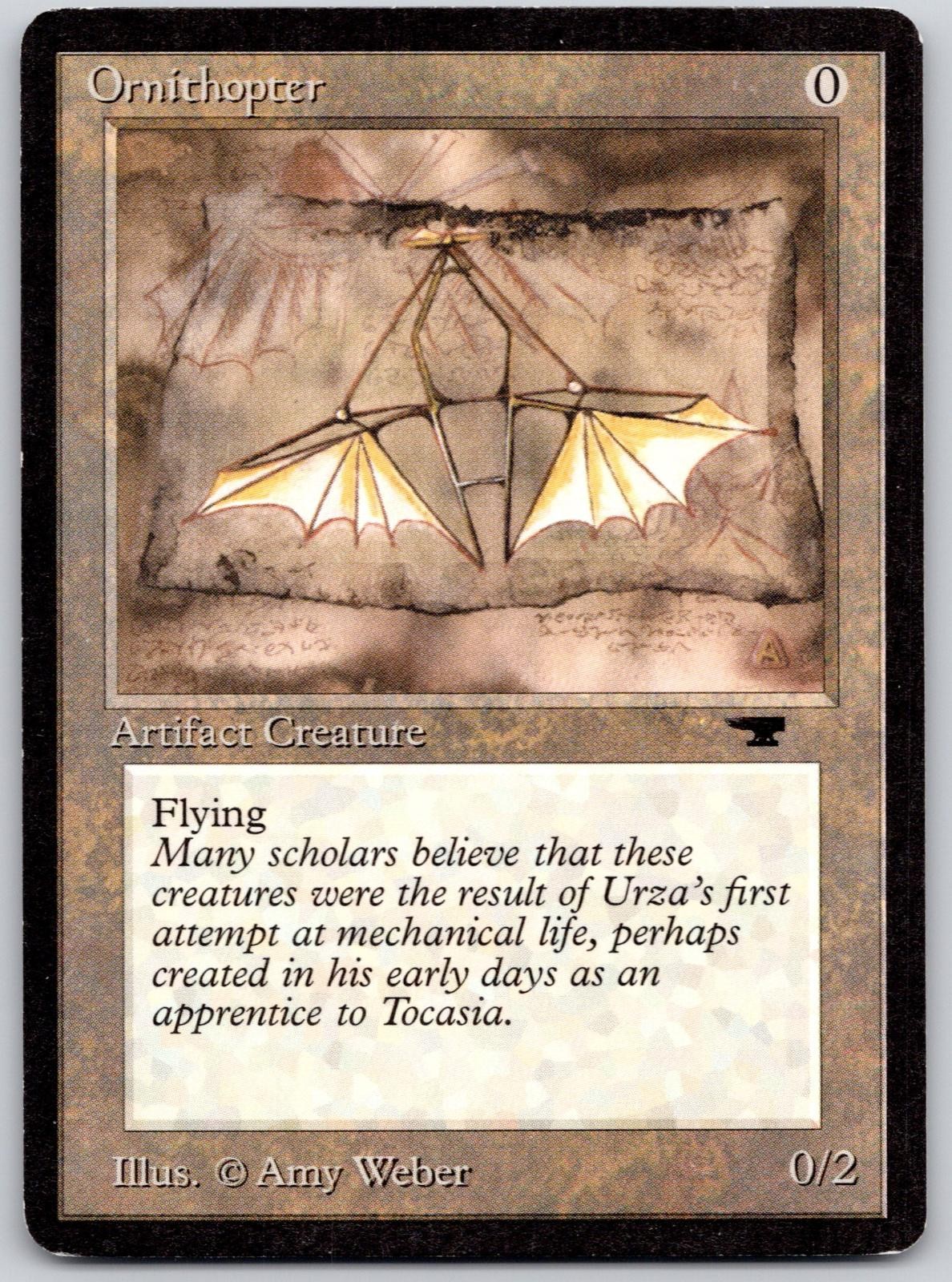 Ornithopter Common Antiquities Magic: The Gathering Moderately Played