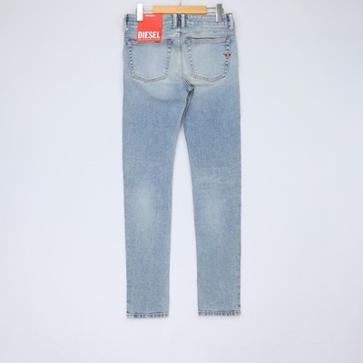 Diesel Mens Jeans 1979 Sleenker Skinny Leg Low Waist Light Wash