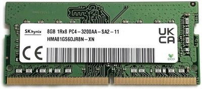 SK Hynix 8GB SODIMM DDR4 3200 PC4 1Rx8 HMA81GS6DJR8N-XN SO-DIMM Laptop RAM Memor