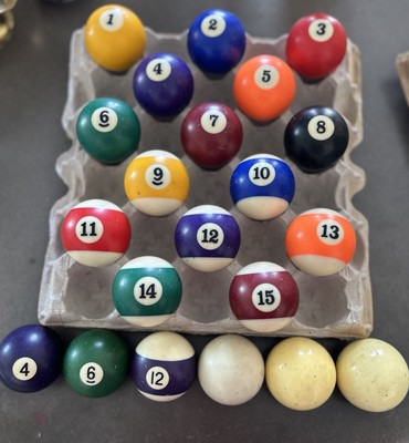 2-1/4'' Standard Regulation Size Billiard Pool Cue Replacement Balls You Pick