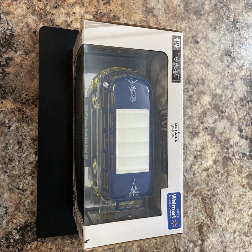 M2 Machines RAW CHASE 1960 VW Microbus S28 Walmart Exclusive 1/24 Scale 1/168 - Image 2 of 4