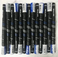CP2 Wrap Control Core Golf Grips - Midsize or Oversize - Set of 13 - Black/Blue