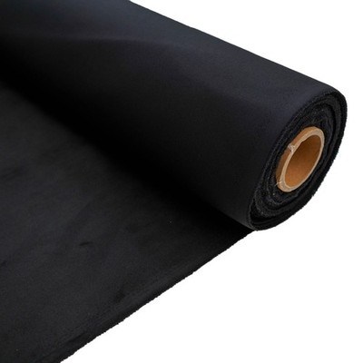 Auto Suede Stretch Velourskopfstoff Schwarz 200cm x 150cm Auto Headliner