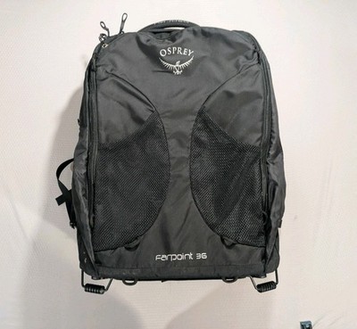 Osprey Farpoint 36L Wheeled Carry-On Backpack Black   Travel Luggage Hybrid