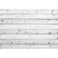 OERJU 5x3ft White Wood Backdrop Vintage Wooden Board Rustic Photography Backg...
