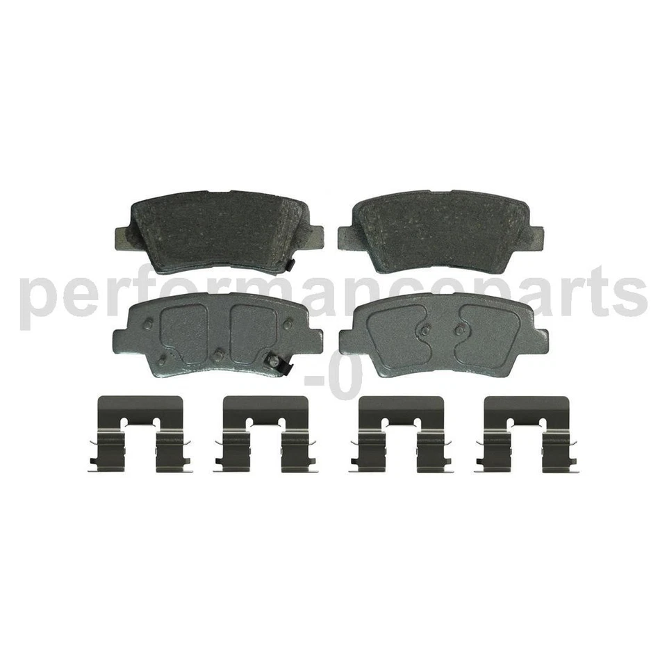 Juego de pastillas de freno de disco trasero rotor de freno de disco para Hyundai Veloster 2012-2015 Foto 3 de 4