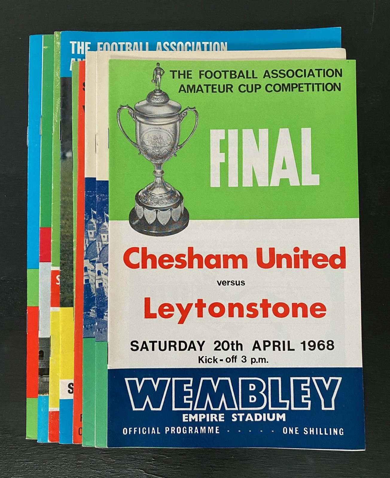 FA AMATEUR CUP FINAL - 10 different football programmes 1960s to early 1970s