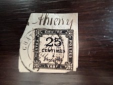 France Stamps Stamped Postage Stamps Mi5 Digits 1871