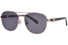 Kate Spade Raglan/G/S AU2/M9 Sunglasses Women's Rose Gold/Dark Blue Pilot 56mm