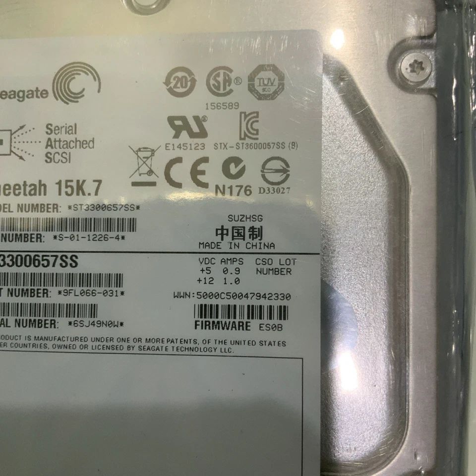 Seagate Cheetah ST3300657SS 300GB 15KRPM 6Gb/s 3.5"SAS HDD Hard Drive - Image 3 of 4