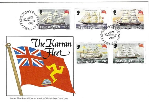 Isle of Man Comm/FDC -  The Karran Fleet - 1984 (IOM231)