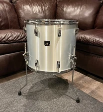 VINTAGE TAMA Imperialstar 1980's - Metallic White 18" Floor tom