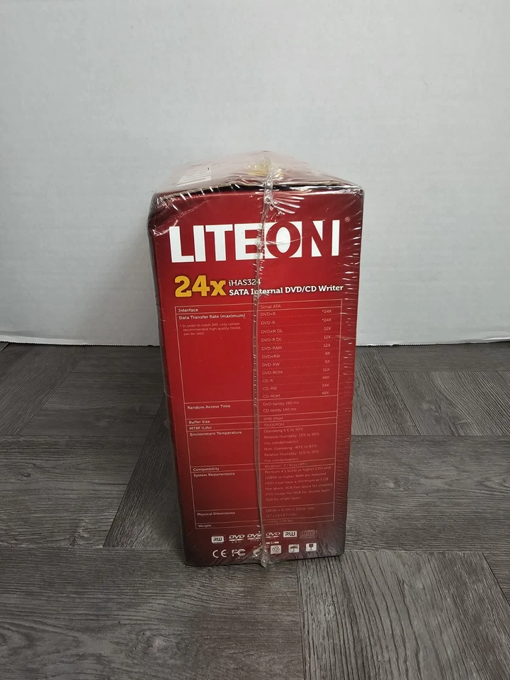 Lite-On 24x High Speed SATA Internal DVD/CD Writer Model iHAS324-99 B EUC - Image 4 of 4