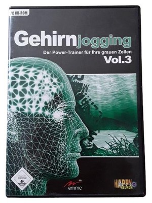 Gehirnjogging Vol. 3 PC CD-ROM Emme Happy Neuron Denksport Trainer